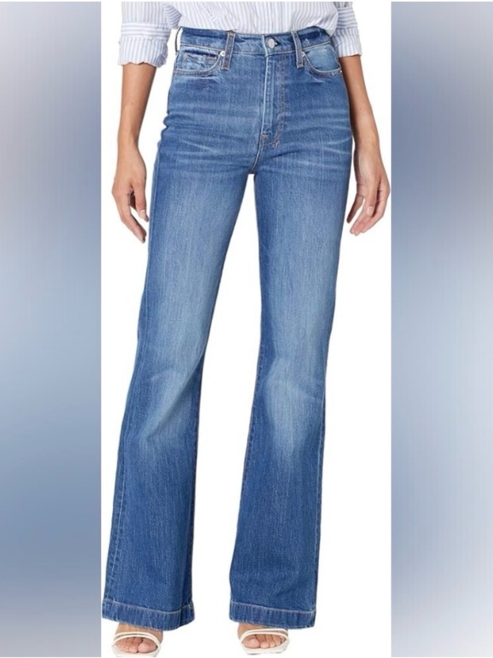 7 For All Mankind Ultra High Rise Dojo Jeans 28